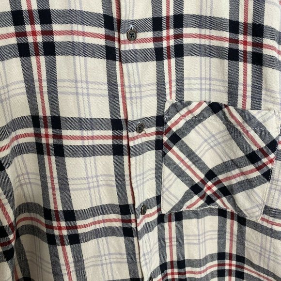 Zara Boys Plaid Button Up Shirt Flannel Size 11/12 - Picture 2 of 5
